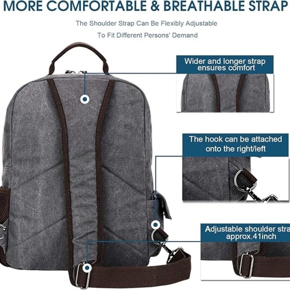 WOWBOX‎ Sling Bag for Men Women Sling Backpack Laptop Shoulder Bag Cross Body main image 8
